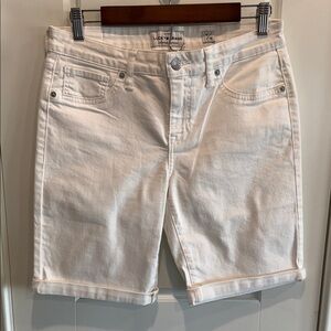 Lucky Brand Women's White Denim Shorts